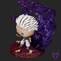 Image 4 of YUTA (GOJO) UNLIMITED VOID JUJUTSU KAISEN CUSTOM FUNKO POP