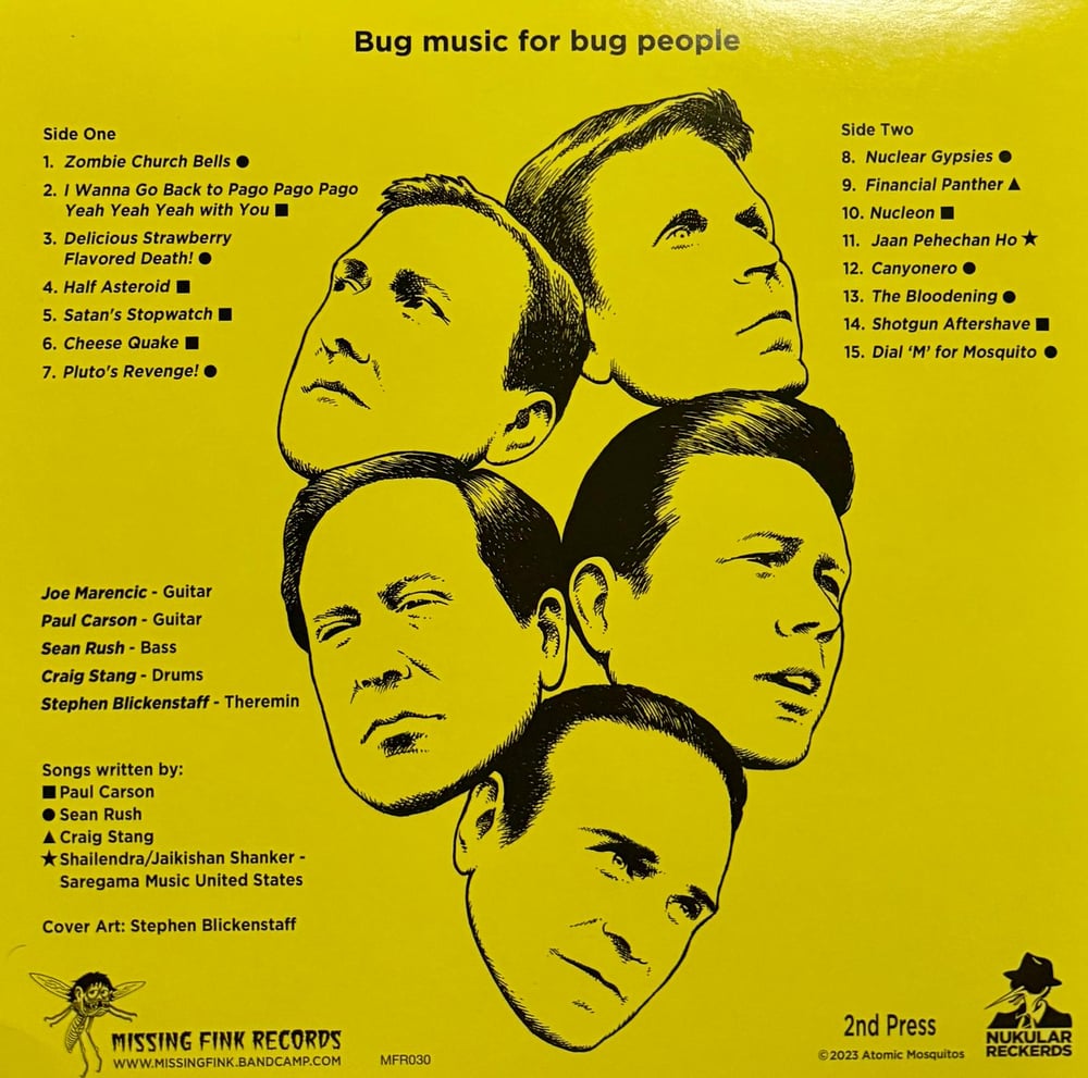 Atomic Mosquitos – Bug Music For Bug People (LP)