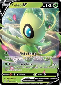 Celebi V - SWSH01: Sword & Shield Base Set - 001/202 / Ultra Rare - Near Mint