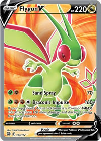 Flygon V (Full Art) - SWSH09: Brilliant Stars - 164/172 / Ultra Rare - Near Mint