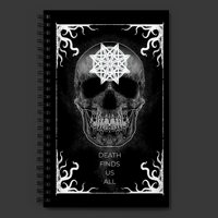 Image 1 of Death Finds Us All Spiral notebook