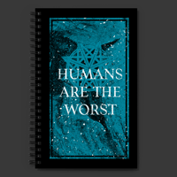 Image 1 of Humans Are The Worst Spiral notebook