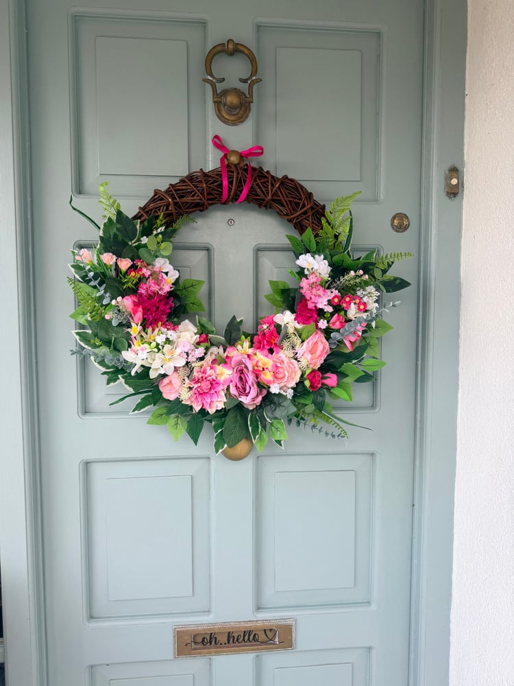 Image of 45cm Wicker Pink 