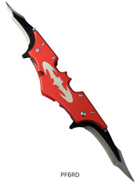 Image 2 of Bat symbol double bladed knife