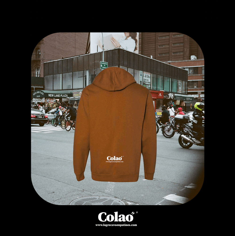 Image of Colao" DRIP CARAMEL Heavyweight Hoodie 