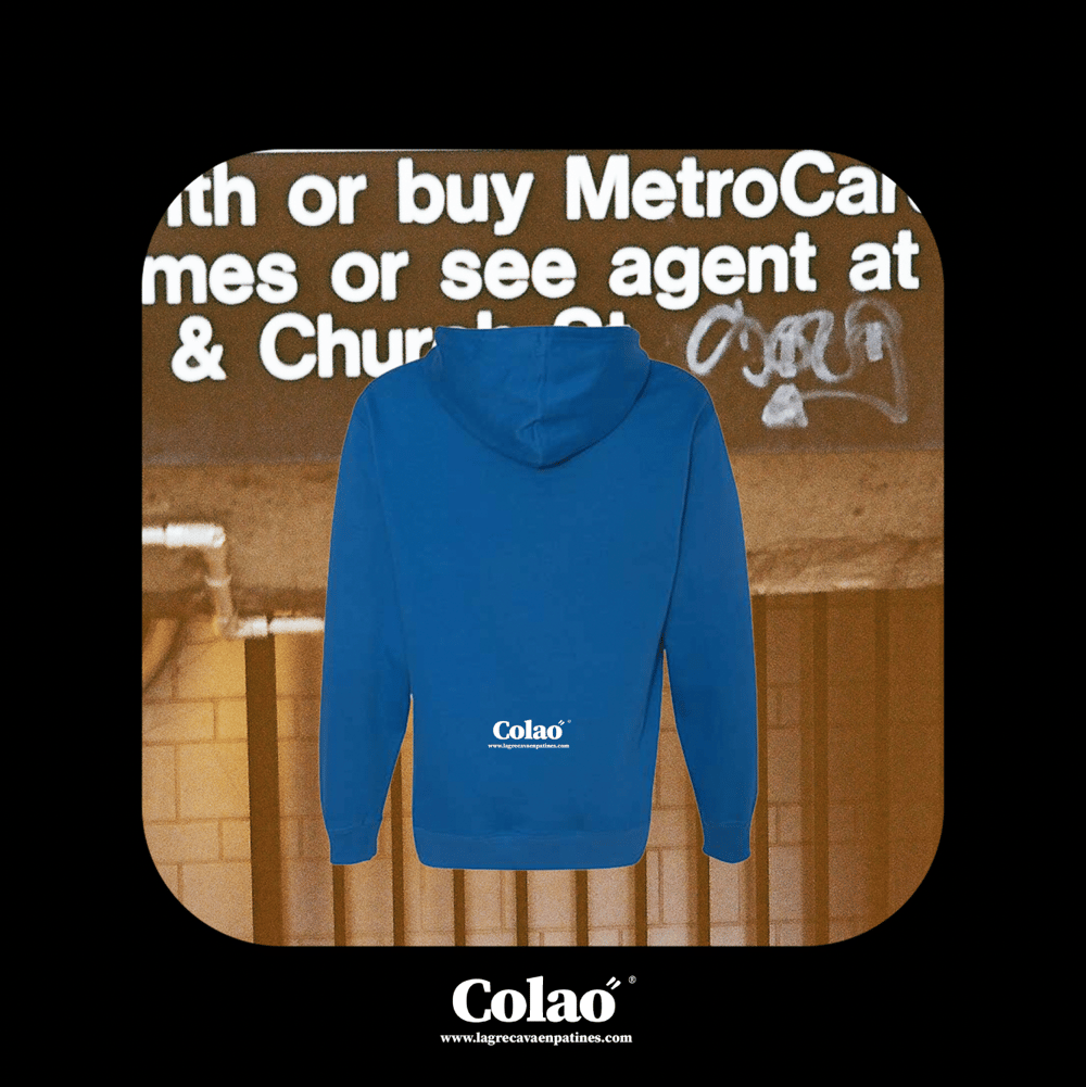 Image of Colao" ROYAL BLUE  Heavyweight Hoodie 