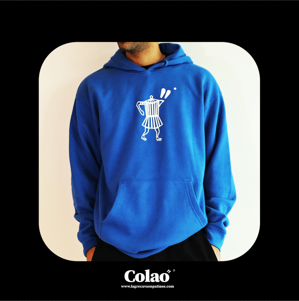 Image of Colao" ROYAL BLUE  Heavyweight Hoodie 