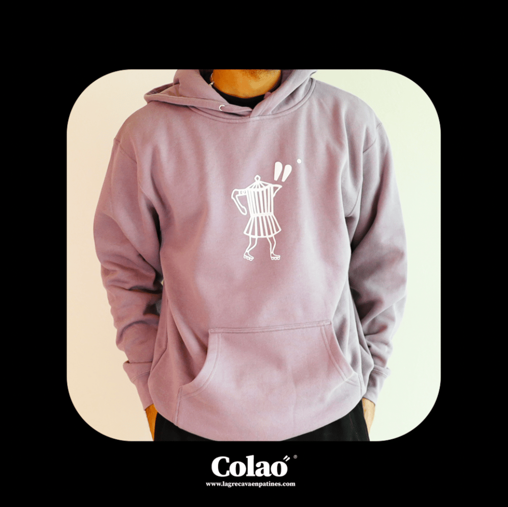 Image of Colao" PLUM Heavyweight Hoodie 