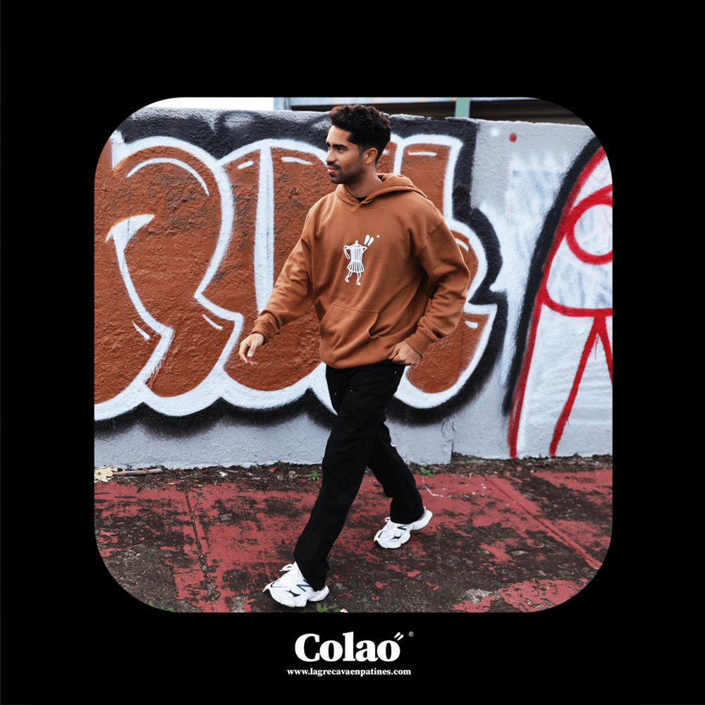 Image of Colao" DRIP CARAMEL Heavyweight Hoodie 