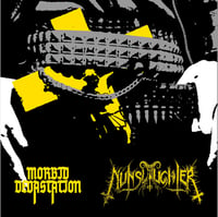 Morbid Devastation/Nunslaughter split 7" EP (Red vinyl)