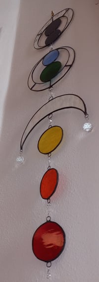 Image 2 of Triple Crescent Moon Chakra Light Catcher