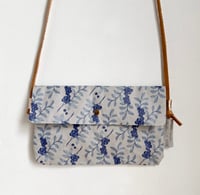 Image 1 of Blueberry print cross-body bag