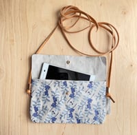 Image 2 of Blueberry print cross-body bag