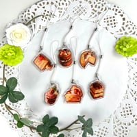 Image 3 of Cheesecake - 1.5in Original Food Epoxy Phone Charm