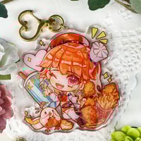 Image 1 of Kiara - Vocaloid 8cm Glitter Epoxy Charm