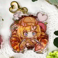 Image 1 of Amelia - Vocaloid 8cm Glitter Epoxy Charm