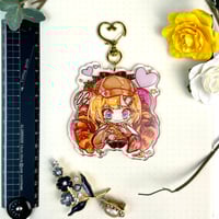 Image 4 of Amelia - Vocaloid 8cm Glitter Epoxy Charm