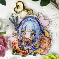 Image 1 of Gura - Vocaloid 8cm Glitter Epoxy Charm