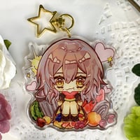 Image 1 of Stelle - Honkai Star Rail 7cm Glitter Epoxy Charm