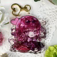 Image 1 of Kafka - Honkai Star Rail 7cm Glitter Epoxy Charm