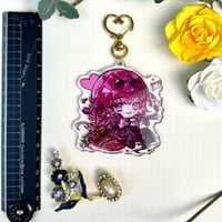 Image 4 of Kafka - Honkai Star Rail 7cm Glitter Epoxy Charm