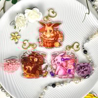 Image 5 of Eevee - Pokemon 7cm Glitter Epoxy Charm