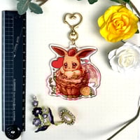 Image 4 of Eevee - Pokemon 7cm Glitter Epoxy Charm