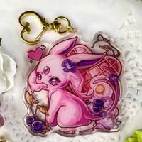 Image 1 of Espeon - Pokemon 7cm Glitter Epoxy Charm