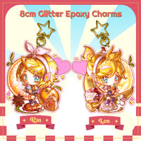 Image 2 of [PO] Rin - Vocaloid 8cm Glitter Epoxy Charm
