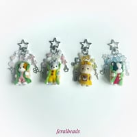 Hot Dog Sylvanian family keychain