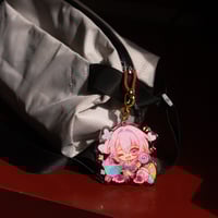 Image 3 of March - Honkai Star Rail 7cm Glitter Epoxy Charm