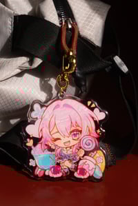 Image 2 of March - Honkai Star Rail 7cm Glitter Epoxy Charm