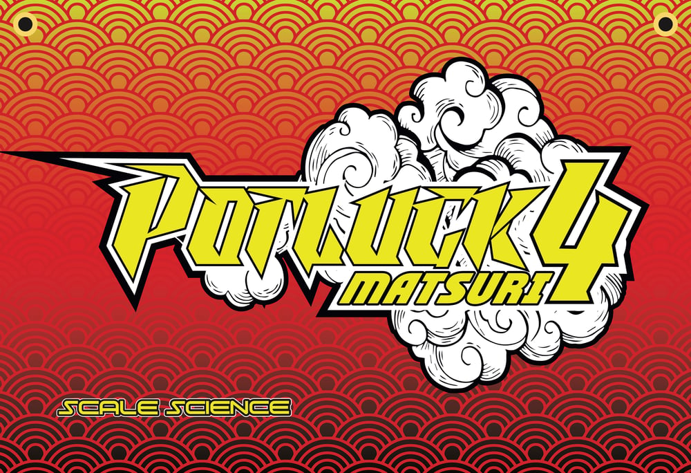 Potluck Matsuri 4 Event Flag (2x3')