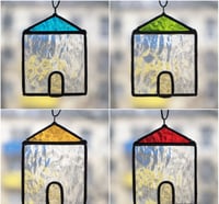 Image 2 of Tiffany stained glass house sets
