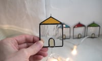 Image 1 of Tiffany stained glass house sets