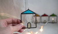 Image 3 of Tiffany stained glass house sets