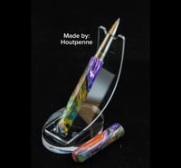 Image 11 of Mystic Mayhem, custom bespoke pen blanks, high pressure cured with Alumilite Resin. Maker ready!