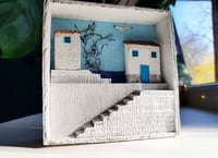 Image 1 of Greek street white miniature