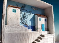 Image 2 of Greek street white miniature