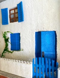 Image 1 of Miniature on the wall Greek house