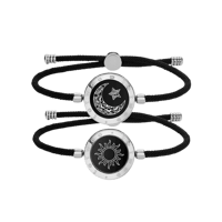 Smart sensing couple braclets simple black