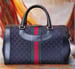 Image of Vtg Gucci Black Monogram Casual Duffle 