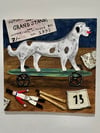 Grand Stand with Dog Penny Toy UNFRAMED