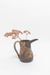 Image 2 of Dark Brown and Melty Tan Family Size Toucan Pitcher