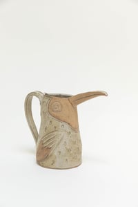 Image 2 of Dusky Tan Large Family Toucan Pitcher