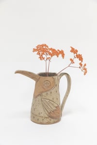 Image 1 of Dusky Tan Large Family Toucan Pitcher