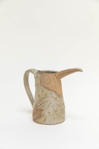 Image 3 of Dusky Tan Large Family Toucan Pitcher