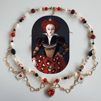 Image 1 of Queen of Hearts Necklace Set