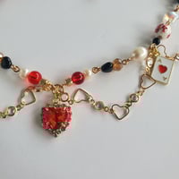 Image 4 of Queen of Hearts Necklace Set