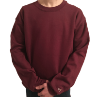 Image 1 of Maroon Oversized Sweatshirt